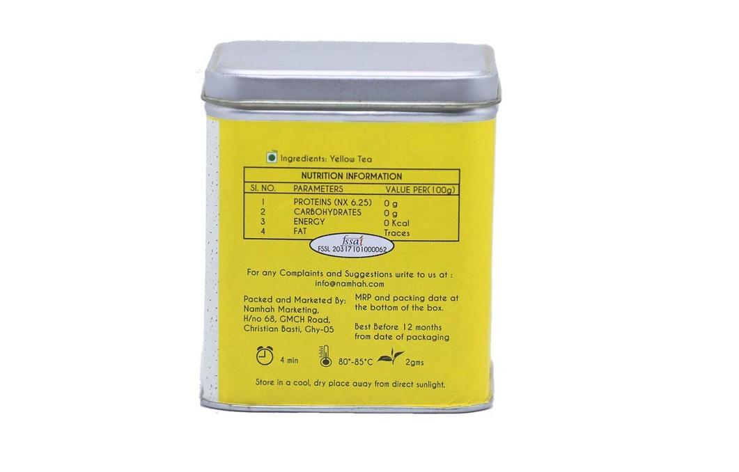 Namhah Yellow Tea    Container  50 grams
